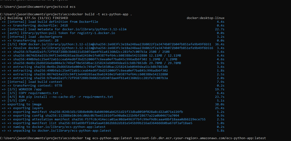 Downloading and building Docker files