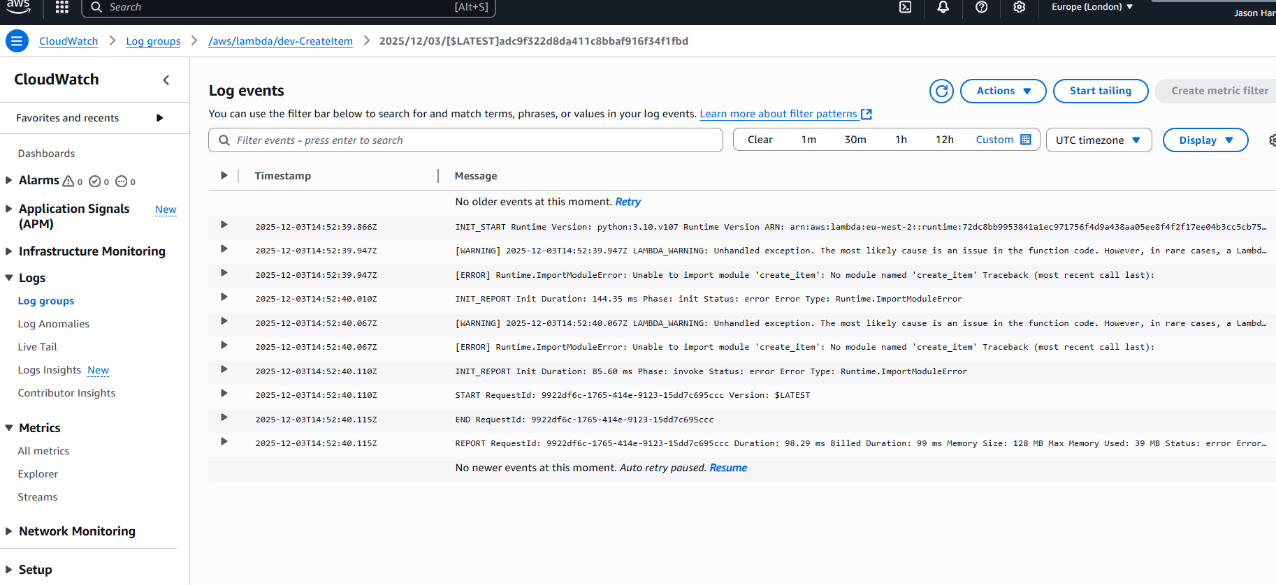 CloudFormation Serverless API Diagram